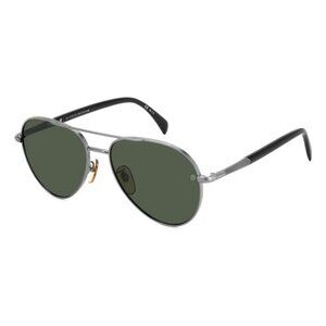 A0556Z New DAVID BECKHAM Grey Polarised Aviator DB 1118/G/S V81UC Sunglasses Wom